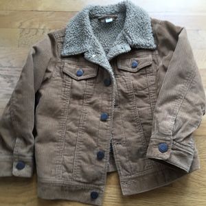 Baby Gap Corduroy Jacket with Faux Fur Lining